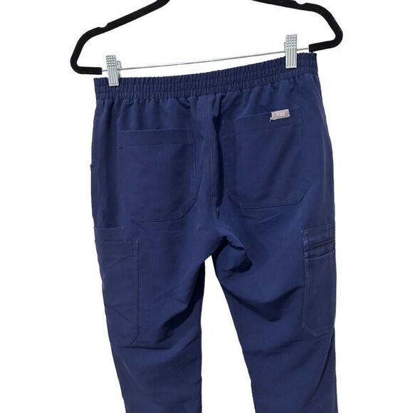 Figs Yola Medical Stretch Drawstring Pull-On Skinny Scrub Pants Navy Blue Sz XS - Picture 7 of 14